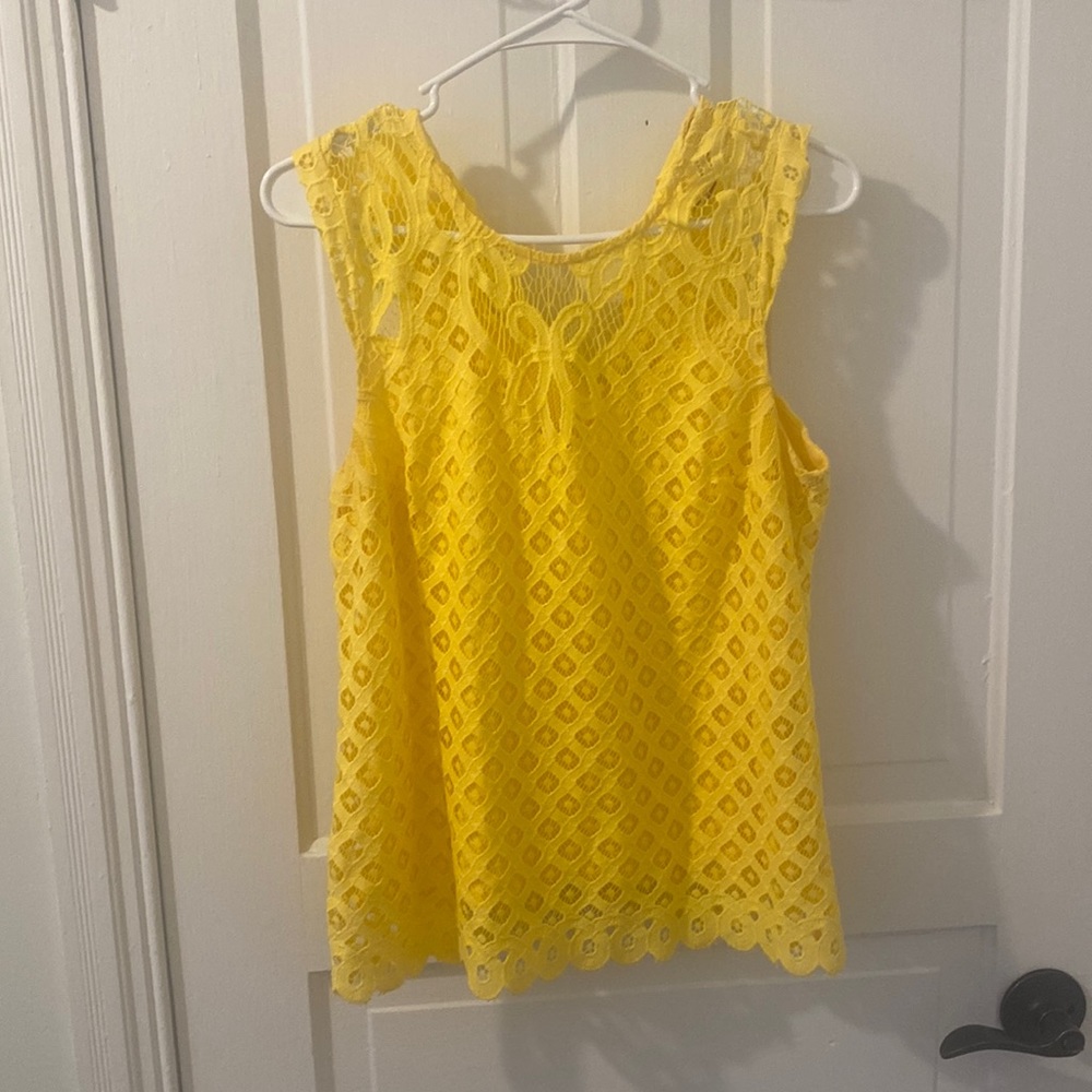 Yellow Lace top